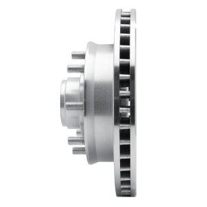 Chevrolet Suburban 2500 Brake Rotor (1) - Front Left - R1 Concepts - Drilled & Slotted - Silver - `92-`02